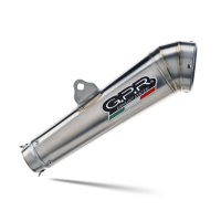 Exhaust compatible with Bmw R 1200 Gs -Adventure 2005-2009, Powercone Evo, Homologated legal slip-on exhaust including removable db killer and link pipe 