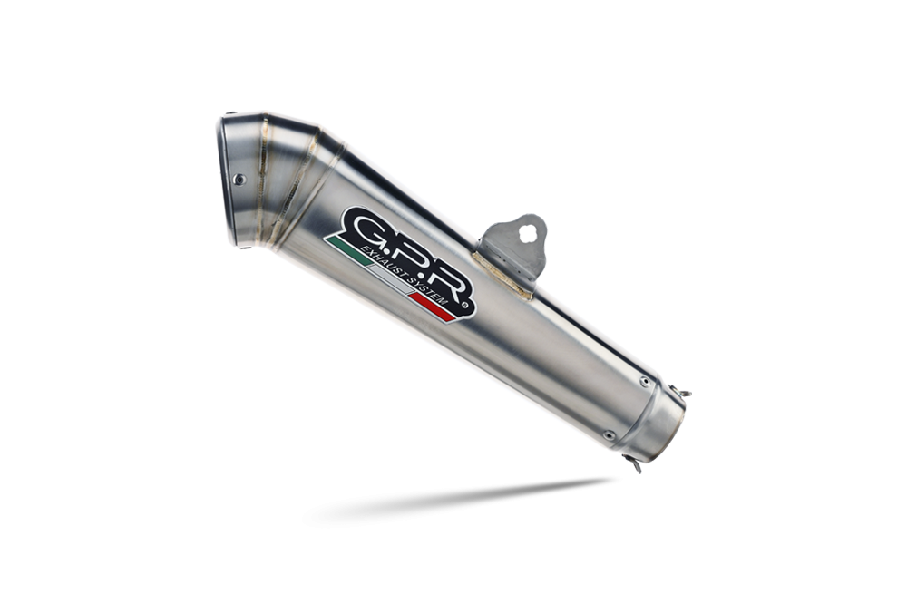 Exhaust compatible with Bmw R 1200 R 2015 Lc 2015-2016, Powercone Evo, Homologated legal slip-on exhaust including removable db killer and link pipe 