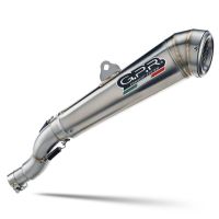 Exhaust compatible with Bmw F 800 GS Adventure 2016-2018, Powercone Evo, Homologated legal slip-on exhaust including removable db killer and link pipe 