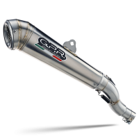 Exhaust compatible with Kawasaki Versys-X 300 2017-2021, Powercone Evo, Homologated legal slip-on exhaust including removable db killer, link pipe and catalyst 
