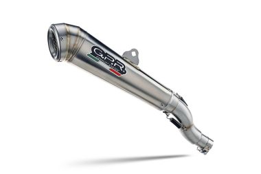 Exhaust compatible with Bmw C 650 Sport 2016-2020, Powercone Evo, Homologated legal slip-on exhaust including removable db killer and link pipe 