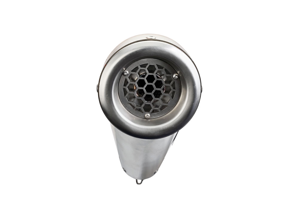 Exhaust compatible with Ktm SMT 890 2025-2026, Powercone Evo, Homologated legal slip-on exhaust including removable db killer and link pipe 