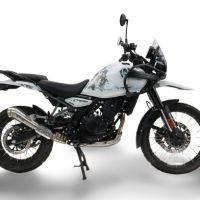 Exhaust compatible with Royal Enfield Guerrilla 450 2024-2025, Powercone Evo, Homologated legal slip-on exhaust including removable db killer and link pipe 