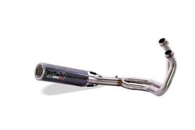 Exhaust compatible with Kawasaki Versys 650 2021-2022, M3 Poppy , full system exhaust legal for UK and non-EU countries including removable db killer 