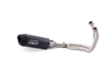 Exhaust compatible with Bmw R 1200 Gs -Adventure 2013-2013, Furore Nero, Homologated legal full system exhaust, including removable db killer 