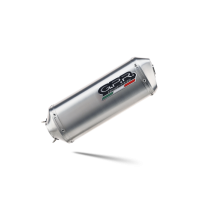 Exhaust compatible with Aprilia Mana 850 Gt 2007-2016, Satinox, Homologated legal mid-full system exhaust including removable db killer 
