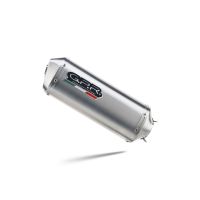 Exhaust compatible with Honda Cbf 1000 - ST 2010-2016, Satinox , Homologated legal slip-on exhaust including removable db killer and link pipe 