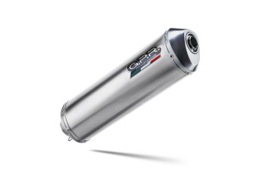 Exhaust compatible with Bmw R 850 R 2003-2007, Satinox , Homologated legal slip-on exhaust including removable db killer and link pipe 
