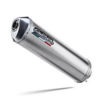 Exhaust compatible with Bmw R 1200 Gs -Adventure 2017-2018, Satinox , Homologated legal slip-on exhaust including removable db killer and link pipe 
