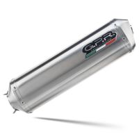 Exhaust compatible with Bmw R 1200 St -Rt 2003-2008, Satinox , Homologated legal slip-on exhaust including removable db killer and link pipe 