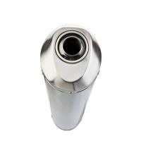 Exhaust compatible with Bmw R 1200 St -Rt 2003-2008, Satinox , Homologated legal slip-on exhaust including removable db killer and link pipe 