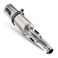 Exhaust compatible with Kawasaki Z 650 RS 2021-2023, Satinox, Homologated silencer for noise including full line,db killer and catalyst compliant for inspection 