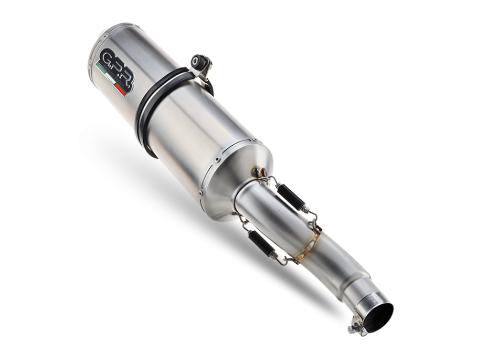 Exhaust compatible with Kawasaki Z 650 RS 2021-2023, Satinox