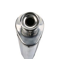 Exhaust compatible with Yamaha Fzr 600 1990-1993, Trioval, Homologated legal slip-on exhaust including removable db killer and link pipe 