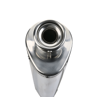 Exhaust compatible with Honda Cbf 1000 - ST 2010-2016, Trioval, Homologated legal slip-on exhaust including removable db killer and link pipe 