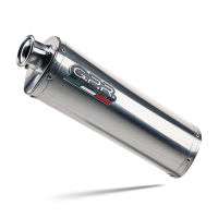Exhaust compatible with Honda Cbf 1000 - ST 2010-2016, Trioval, Homologated legal slip-on exhaust including removable db killer and link pipe 