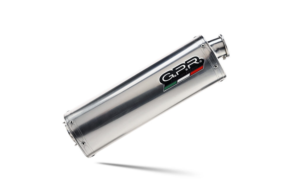 Exhaust compatible with Bmw F 800 -S -ST 2006-2011, Trioval, Homologated legal slip-on exhaust including removable db killer and link pipe 
