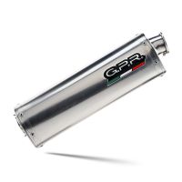 Exhaust compatible with Bmw F 800 -S -ST 2006-2011, Trioval, Homologated legal slip-on exhaust including removable db killer and link pipe 