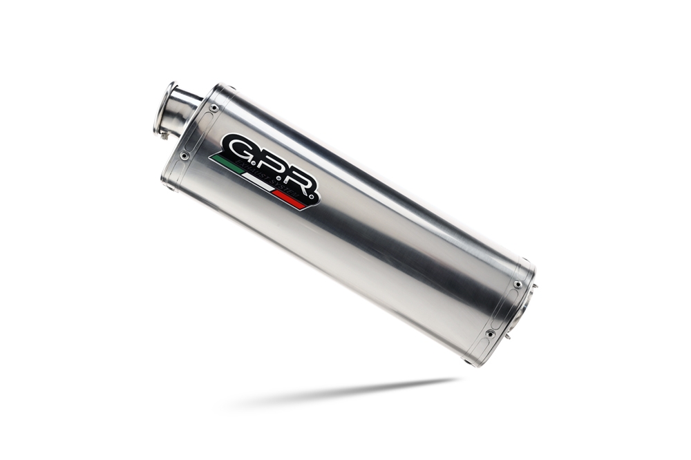 Exhaust compatible with Yamaha Fzr 600 1990-1993, Trioval, Homologated legal slip-on exhaust including removable db killer and link pipe 