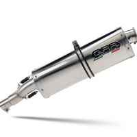 Exhaust compatible with Bmw R 80 Gs 1980-1987, Trioval, Homologated legal slip-on exhaust including removable db killer and link pipe 