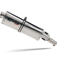 Exhaust compatible with Yamaha Xt 660 X-R 2004-2014, Trioval, Homologated legal full system exhaust, including removable db killer and catalyst 