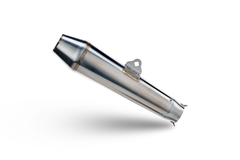 Exhaust compatible with Honda TRX 250 EX SportTrax 2001-2010, Ultracone, Homologated legal full system exhaust, including removable db killer 