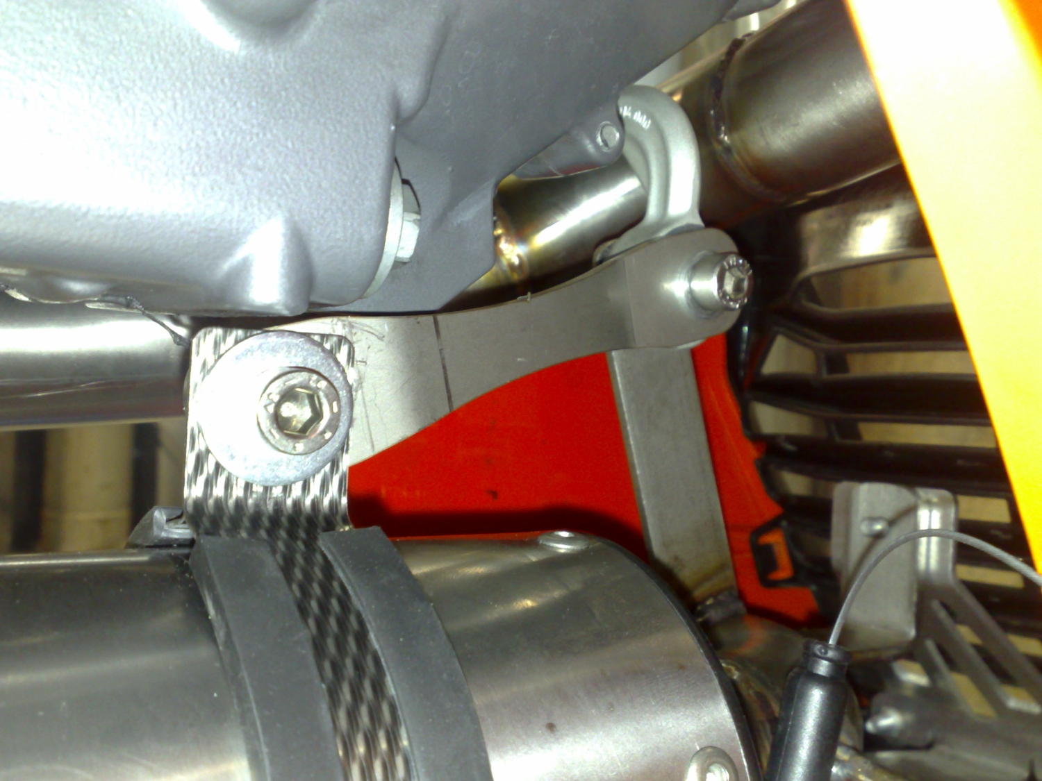 Exhaust compatible with Ktm Duke 690 2008-2011, Gpe Ann. titanium, Homologated legal full system exhaust, including removable db killer and catalyst 