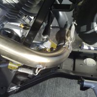 Exhaust compatible with Polaris Trail Blazer 330 2003-2008, Deeptone Atv, Homologated legal full system exhaust, including removable db killer 