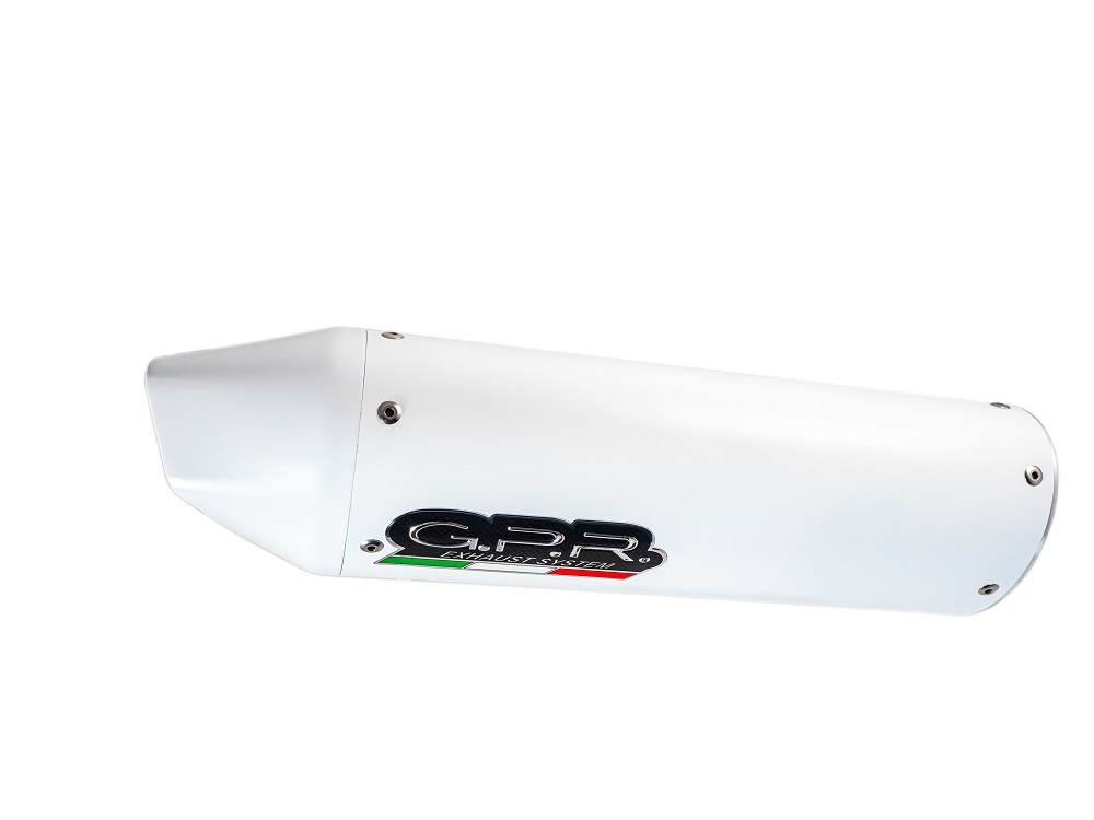 Exhaust compatible with Bmw R 1200 Gs -Adventure 2010-2012, Albus Ceramic, Homologated legal full system exhaust, including removable db killer 