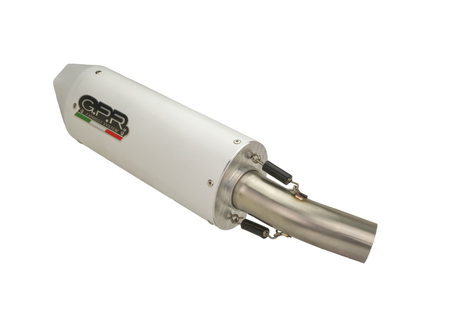Exhaust compatible with Zontes Gk 125 2022-2024, Albus Ceramic, full system exhaust legal for UK and non-EU countries including removable db killer 