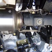 Exhaust compatible with Polaris Sportsman 800 X2 2007-2010 2007-2010, Deeptone Atv, Homologated legal silencer exhaust including removable db killer 