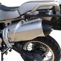 Exhaust compatible with Yamaha Xt 1200 Z Supertenere 2010-2016, Gpe Ann. Poppy, Homologated legal slip-on exhaust including removable db killer and link pipe 