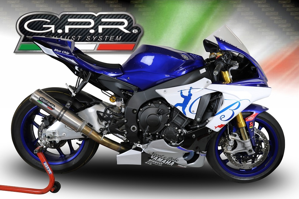 GPR exhaust compatible with  Yamaha Yzf R1-R1-M 2020-2025, M3 Inox , Racing mid-full system exhaust 