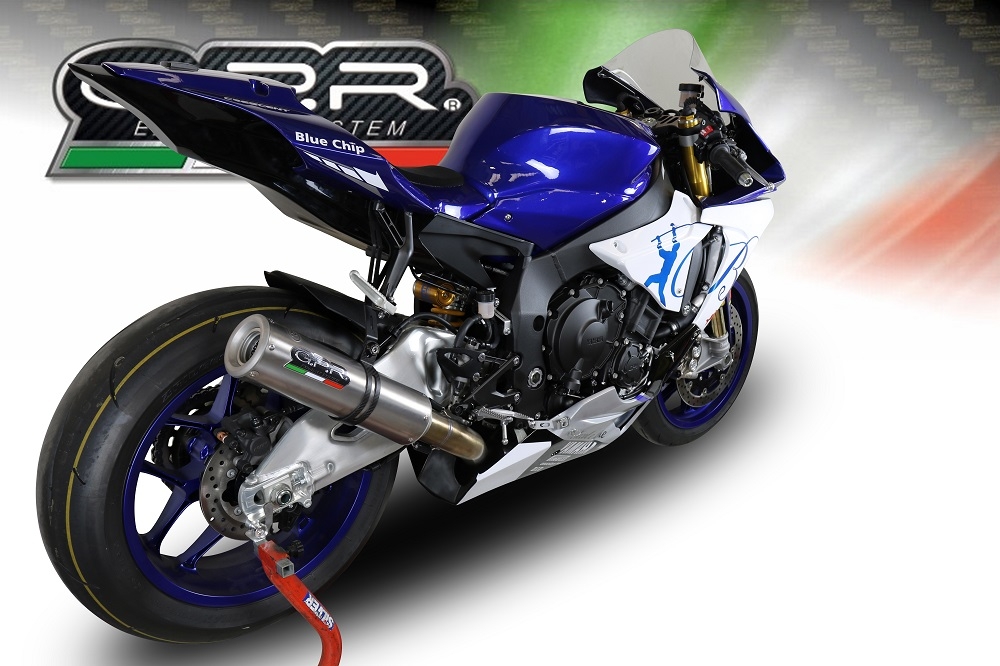 GPR exhaust compatible with  Yamaha Yzf R1-R1-M 2020-2025, M3 Inox , Racing mid-full system exhaust 