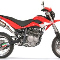 Exhaust compatible with Beta Alp 4.0 2005-2016, Gpe Ann. titanium, Homologated legal full system exhaust, including removable db killer 
