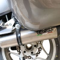 Exhaust compatible with Bmw R 1200 Rt 2009-2013, Gpe Ann. titanium, Homologated legal slip-on exhaust including removable db killer and link pipe 
