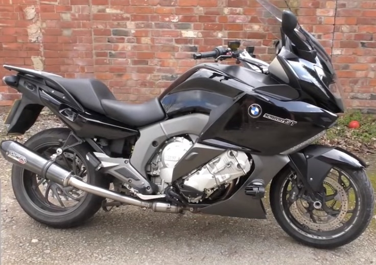 Exhaust compatible with Bmw K 1600 Gt 2022-2025, GP Evo4 Poppy, Dual Homologated legal slip-on exhaust including removable db killers and link pipes 