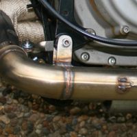 Exhaust compatible with Buell S1 Lightning 1999-2002, Gpe Ann. titanium, Homologated legal slip-on exhaust including removable db killer and link pipe 