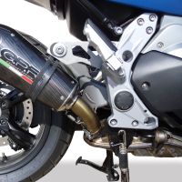 Exhaust compatible with Bmw C 600 Sport 2012-2016, Gpe Ann. Poppy, Homologated legal slip-on exhaust including removable db killer and link pipe 