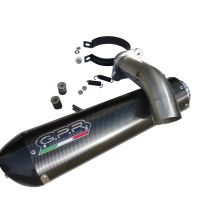Exhaust compatible with Can Am Spyder 1000 Rs -RSs 2013-2016, Gpe Ann. Poppy, Homologated legal slip-on exhaust including removable db killer, link pipe and catalyst 