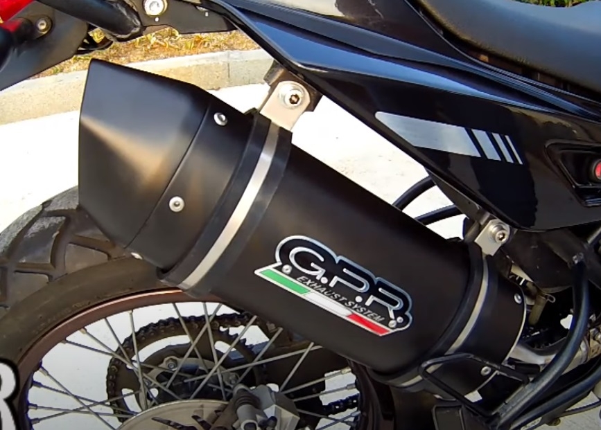Exhaust compatible with Derbi Mulhacèn 2006-2011, Furore Nero, Homologated legal slip-on exhaust including removable db killer, link pipe and catalyst 