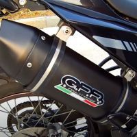 Exhaust compatible with Derbi Mulhacèn 2006-2011, Furore Nero, Homologated legal slip-on exhaust including removable db killer, link pipe and catalyst 