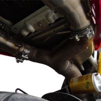 Exhaust compatible with Aprilia Dorsoduro 1200 2011-2016, GP Evo4 Titanium, Dual Homologated legal slip-on exhaust including removable db killers and link pipes 