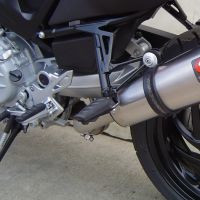 Exhaust compatible with Bmw F 800 -S -ST 2006-2011, Gpe Ann. titanium, Homologated legal slip-on exhaust including removable db killer, link pipe and catalyst 