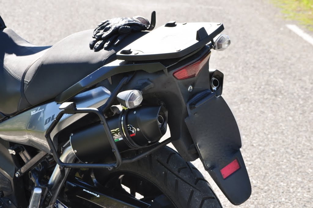 Exhaust compatible with Kawasaki Klv 1000 2004-2007, Furore Nero, Dual Homologated legal slip-on exhaust including removable db killers and link pipes 