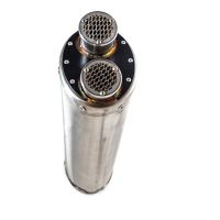 Exhaust compatible with Cf Moto 800 Mt Sport 2022-2024, Dual Titanium, Homologated legal slip-on exhaust including removable db killer and link pipe 