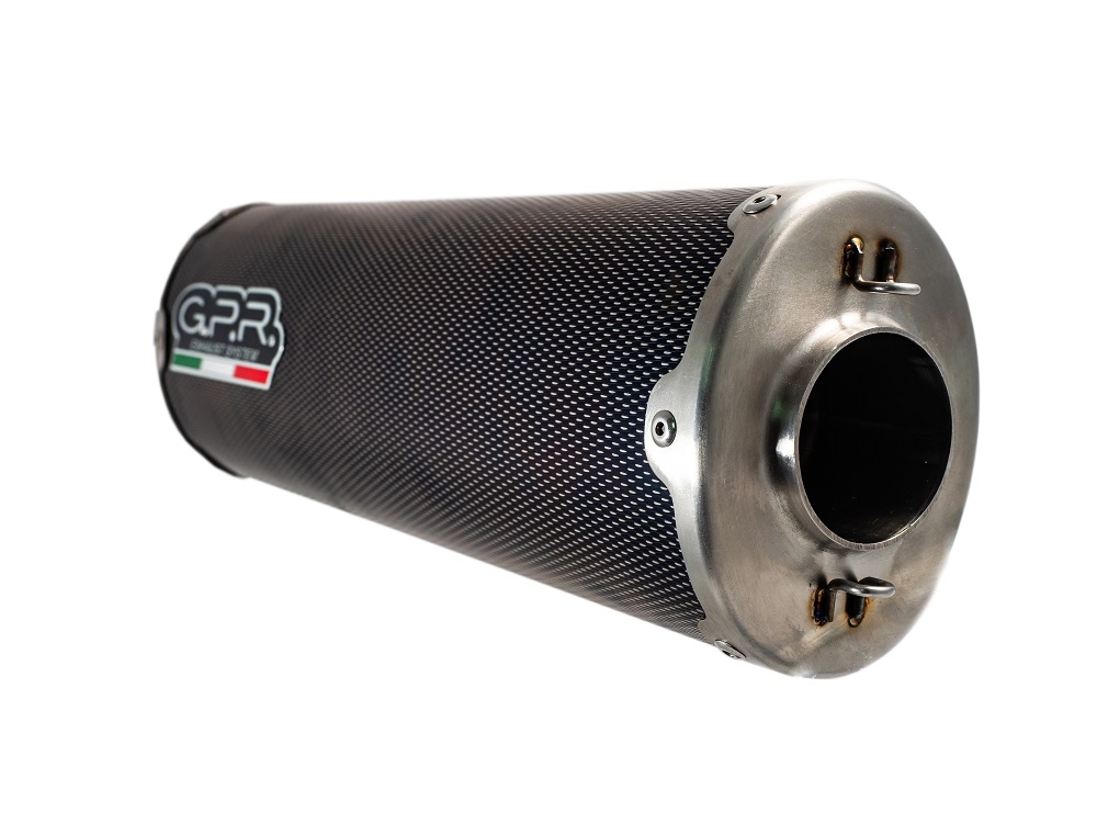 Exhaust compatible with Triumph Tiger 850 2020-2024, Dual Inox, Homologated legal slip-on exhaust including removable db killer and link pipe 