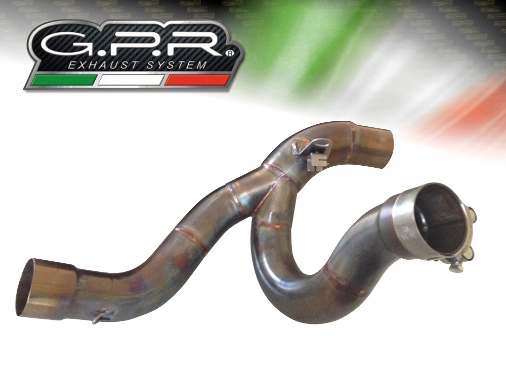 Exhaust compatible with Ducati Multistrada 1260 2018-2020, Decatalizzatore, Decat pipe 