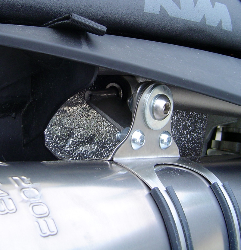 Exhaust compatible with Ktm Superduke 990 - R ( LC8) 2004-2012, Gpe Ann. titanium, Dual Homologated legal slip-on exhaust including removable db killers and link pipes 