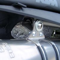 Exhaust compatible with Ktm Superduke 990 - R ( LC8) 2004-2012, Gpe Ann. titanium, Dual Homologated legal slip-on exhaust including removable db killers and link pipes 